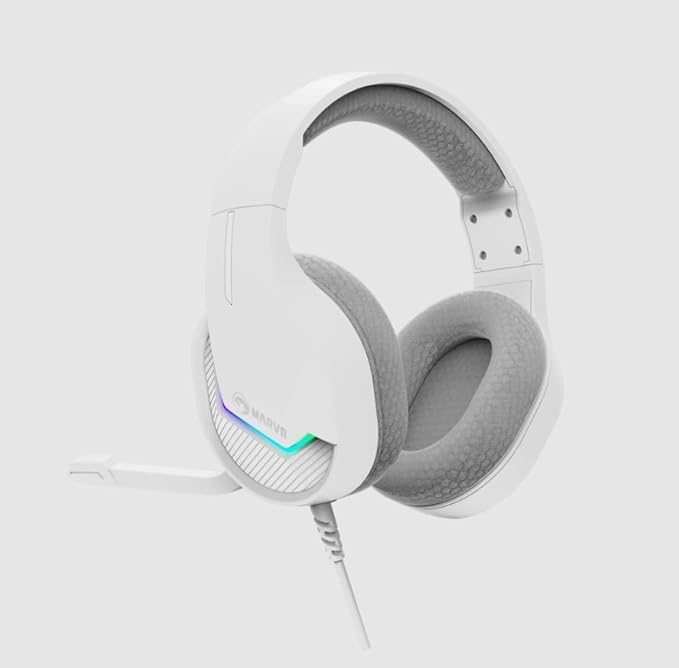 Marvo Wired Gaming Headset Rgb H8618 WH-White Marvo Wired Gaming Headset Rgb H8618 WH-White